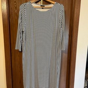 J Jill houndstooth dress
